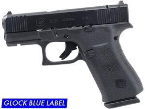 Glock 43X MOS 10rd - Blue Label