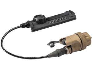SureFire Scout Light Dual Switch Tail Cap Assembly w/ SR07 Switch, Tan
