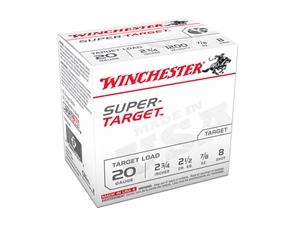 Winchester Super Target Heavy 20GA 2.75" 7/8oz 8 Shot 25rd