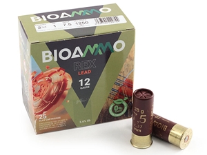 Bioammo REX 12GA 2.75" 1 oz 7.5 Shot 25rd