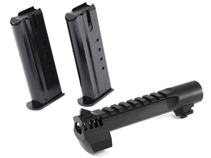 MRI Desert Eagle Mark XIX .50AE Kit w/ 6" IMB Barrel & Magazine 2 Pack, Black