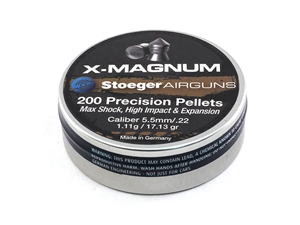Stoeger X-Magnum Airgun Precision Pellets  .22 Cal, 200rd
