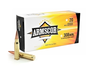 Armscor .308WIN 147gr FMJ 20rd