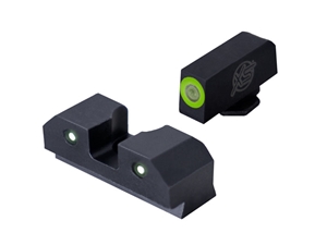 XS Sights R3D Tritium Night Sights - Glock Small Frame Green