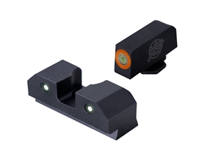 XS Sights R3D Tritium Night Sights - Glock Small Frame Orange
