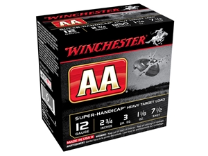 Winchester AA Super-Handicap 12GA 2.75" 1 1/8 oz 7.5 Shot 25rd