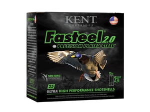 Kent Cartridge Fasteel 2.0 12GA 2.75" 1 1/16oz #2 Shot 25rd