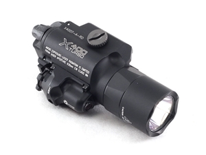 SureFire X400T-A Turbo Thumbscrew Weaponlight/Red Laser, Black