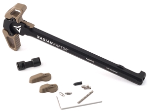 Radian Raptor Charging Handle & Talon 45/90 Ambi Safety Selector, AR15 - FDE