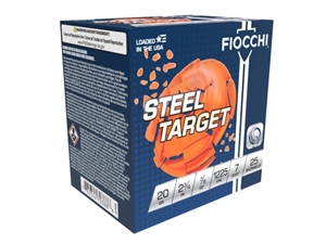 Fiocchi Steel Target Low Recoil 20GA 2.75" 7/8 oz 7 Shot 25rd