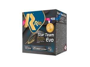Rio Star Team EVO Low Recoil Target 12GA 2.75" 1oz #7.5 Shot 25rd