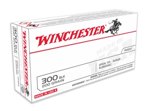Winchester 300 Blackout 200gr Open Tip Sub Sonic 20rd
