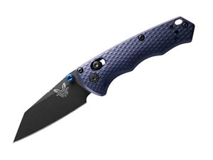 Benchmade Full Immunity 2.49" AXIS Folding Knife, Crater Blue Aluminum