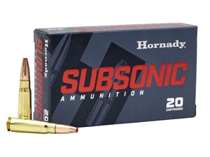 Hornady Subsonic 7.62x39 255gr Sub-X 20rd