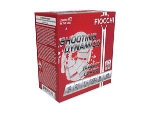 Fiocchi Shooting Dynamics Target Loads 12GA 2.75" 1 1/8oz 8 Shot 25rd