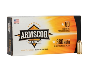 Armscor USA .380ACP 95gr FMJ 50rd