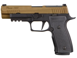 Sig Sauer P320 AXG Full 9mm Pistol, Two-Tone Coyote