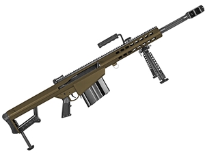 Barrett Model 82A1 50BMG 20" 10rd Rifle, Coyote Brown