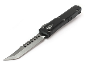 Microtech Knives Ultratech Hellhound Stonewashed Black