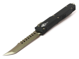 Microtech Knives Ultratech Hellhound Bronzed Black