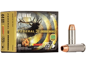 Federal Premium 44MAG 225gr Barnes Expander Lead Free 20rd