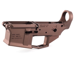 Aero Precision M4E1 Stripped Lower Receiver - Kodiak Brown Anodized