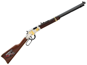 Henry Golden Boy .22LR 20" 16rd Rifle, Nickel - Firefighter Tribute
