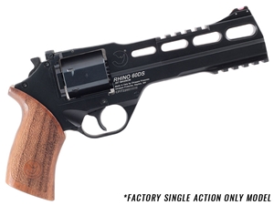Chiappa Rhino 60SAR .357Mag 6" 6rd Revolver, Black - Single Action Only