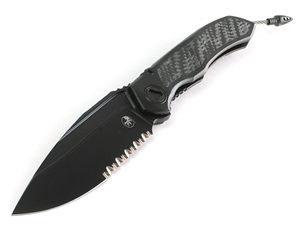 Microtech Knives Anax S/E DLC 3.7" Carbon Fiber