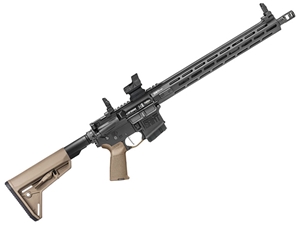 Springfield Saint Victor Magpul 5.56mm 16" Rifle w/ HEX Dragonfly Red Dot, FDE - CA