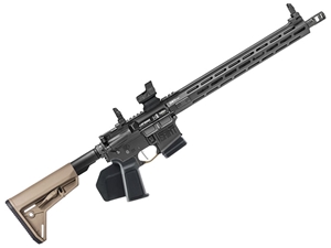 Springfield Saint Victor Magpul 5.56mm 16" Rifle w/ HEX Dragonfly Red Dot, FDE - CA Featureless