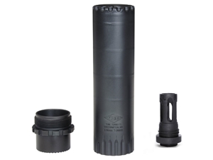 YHM Turbo T3 5.56mm Suppressor w/ 1/2x28 Flash Hider