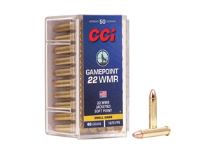 Federal CCI 22WMR 40gr JSP 50rd