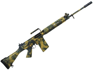 DSA SA58 21" Bush Tracker Rifle Traditional Profile Barrel Rhodesian Camo