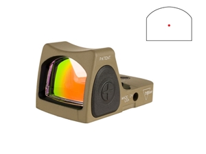 Trijicon RMR 3.25 MOA Red Dot Adjustable LED Type 2, FDE