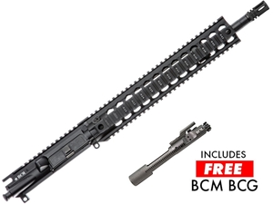 BCM BHF 14.5" ML URG W/ QRF-12 Handguard, Black, w/ Free BCM BCG