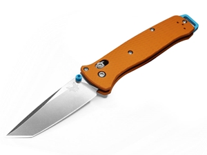 Benchmade Bailout 3.38" Axis Folding Knife, Orange Aluminum