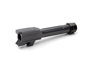 Agency Arms Glock 43 9mm Mid Line Threaded Barrel, Black DLC