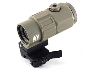 EOTech G45.STS 5X Micro Magnifier w/ Shift to Side Mount, Tan