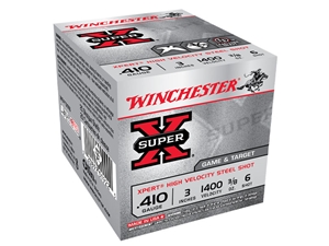 Winchester SuperX .410GA 3" 3/8oz #6 Shot 25rd