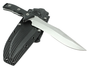 Microtech Knives Arbiter 8.75" S/E Full Serrated Stonewashed, Black G-10
