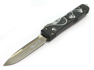 Microtech MSI Polymer Black S/E Stonewash Standard 3.9