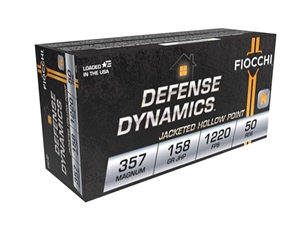 Fiocchi Defense Dynamics .357Mag 158gr JHP 50rd