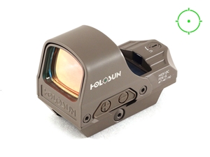 Holosun HS510C-GR Solar MRS Green Dot Sight, FDE