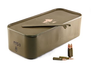 Barnaul 7.62x39 Steel Case 123gr FMJ 700rd Bulk Spam Can