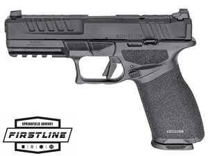 Springfield Echelon 9mm 4.5" 17rd Pistol w/ NS , Black - Firstline Program