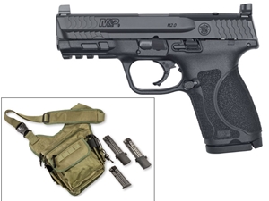 S&W M&P9 2.0 Compact OR 9mm 4" 15rd Pistol w/ Bug Out Bag Bundle