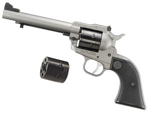 Ruger Super Wrangler .22 Mag/.22LR 5.5" Revolver, Silver Cerakote