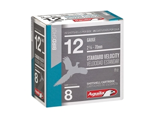 Aguila Standard Velocity 12GA 2.75" 1 1/8 oz 8 Shot 25rd