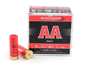 Winchester AA Xtra-Lite Target Load 12GA 2.75" 1 oz 9 Shot 25rd